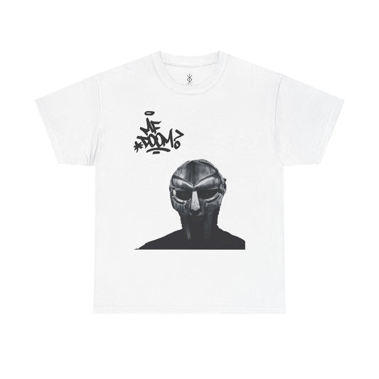 MF DOOM Inspired Unisex Heavy Cotton Tee, Comfortable Graphic Tee, Music Fan Gift, Streetwear Style, Casual Wear, Unique Art T-Shirt